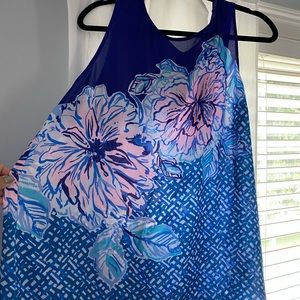 Lilly Pulitzer IONA TANK - Mr. PEACOCK BLUE SZ:XL